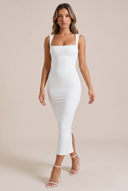Split-Hem Bodycon Maxi