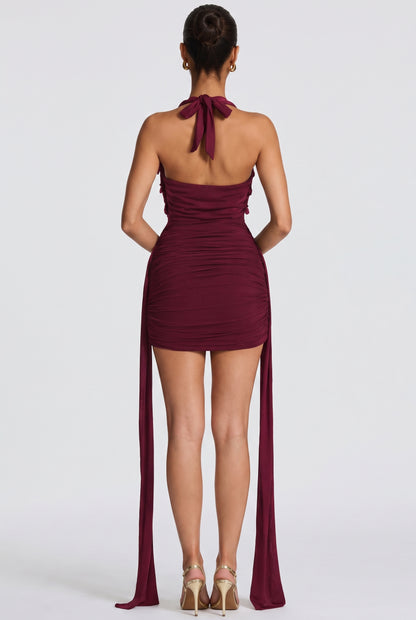 Halter Bodycon Mini Dress