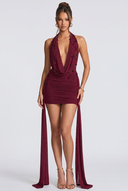 Halter Bodycon Mini Dress