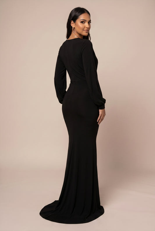 Plunge Evening Dress