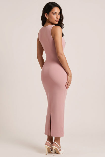 Split-Hem Bodycon Maxi