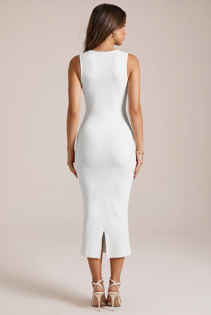 Split-Hem Bodycon Maxi
