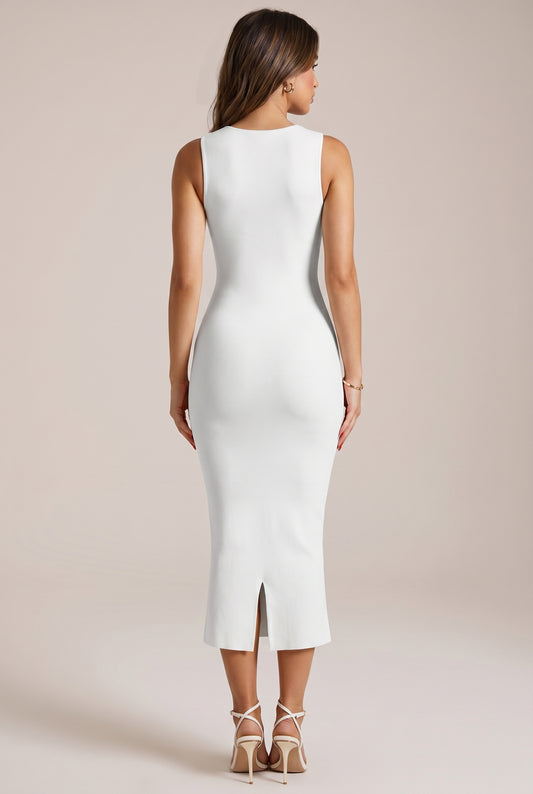 Split-Hem Bodycon Maxi