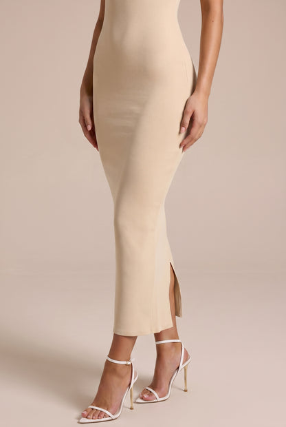Split-Hem Bodycon Maxi